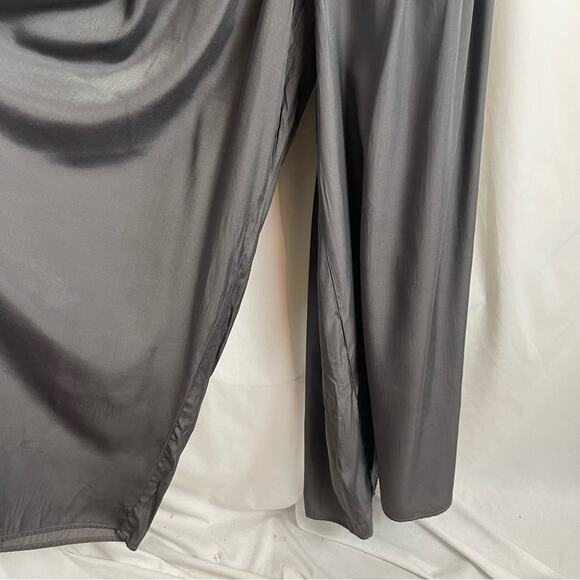 Sweet Sinammon Pewter Gray Wide Leg Party Event Pants NWOT Size M - Picture 5 of 12